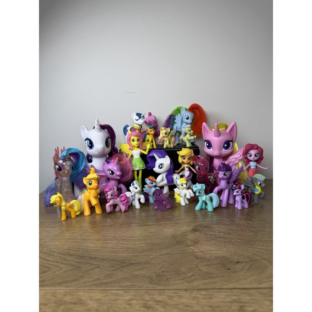 My Little Pony Hasbro 26 Piece Lot Mixed Sizes Generations